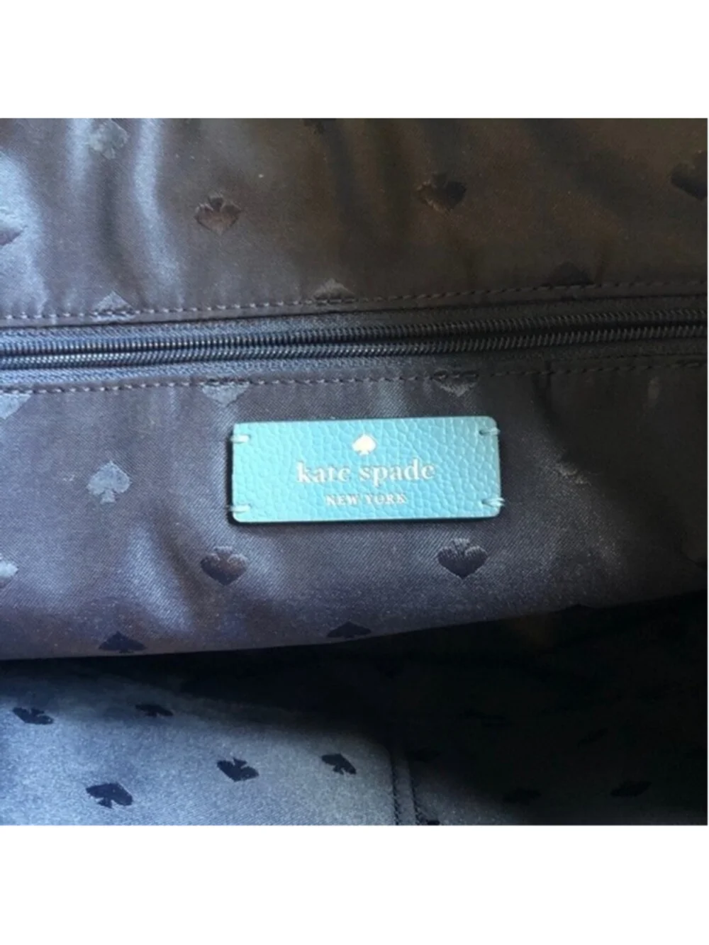 Kate Spade EUC Blue Nylon Handbag